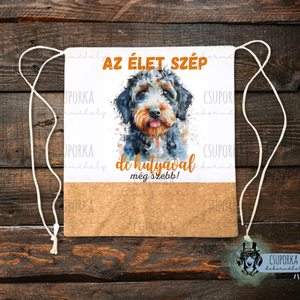 Tornazsák - Doodle tarka, Táska & Tok, Hátizsák, Tornazsák, Gymbag, Fotó, grafika, rajz, illusztráció, Decoupage, transzfer és szalvétatechnika, MESKA