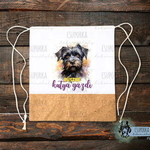 Tornazsák - Griffon, Táska & Tok, Hátizsák, Tornazsák, Gymbag, Fotó, grafika, rajz, illusztráció, Decoupage, transzfer és szalvétatechnika, MESKA