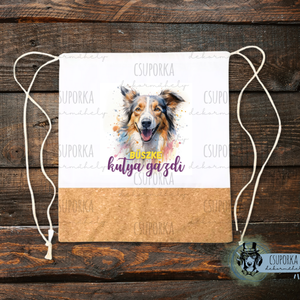 Tornazsák - Aussie, Táska & Tok, Hátizsák, Tornazsák, Gymbag, Fotó, grafika, rajz, illusztráció, Decoupage, transzfer és szalvétatechnika, MESKA