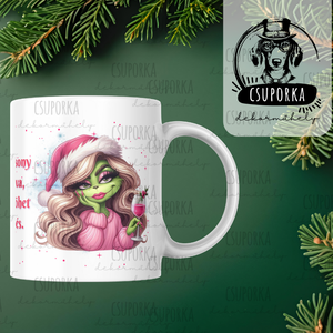 Csajos Karácsonyi Bögre � Karácsony Letudva, Most Jöhet a Pihenés - Humorral Ünnepelj - Meska.hu