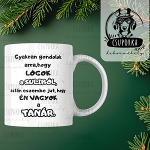 Humoros tanárbögre � vicces ajándék pedagógusoknak - Meska.hu