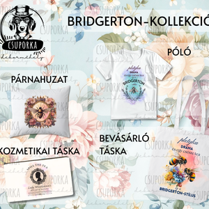 Bridgerton stílusú bögre � Pletyka, dráma és egy csésze tea - Rajongói ajándék - otthon & életmód - konyhafelszerelés, tálalás - tálalás - bögre & csésze - Meska.hu