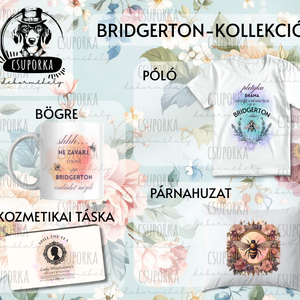 Spill the Tea � Bridgerton stílusú bevásárlótáska - praktikus és elegáns - táska & tok - bevásárlás & shopper táska - shopper, textiltáska, szatyor - Meska.hu