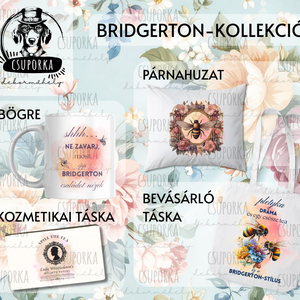 Bridgerton stílusú póló � elegancia és finom humor minden napra - Spill The Tea - ruha & divat - női ruha - póló, felső - Meska.hu