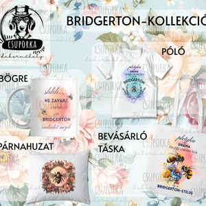 Bridgerton stílusú zipzáras kozmetikai táska / tolltartó � színes grafikával - táska & tok - neszesszer - Meska.hu