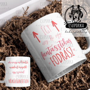 Legjobb fodrász bögre � vicces fodrász bögre ajándék kreatív fodrásznak, két színben - otthon & életmód - konyhafelszerelés, tálalás - tálalás - bögre & csésze - Meska.hu