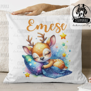 Névre szóló ovis párnahuzat � cuki alvó állatkás párnahuzat óvodásoknak, egyedi névvel, Játék & Sport, Ovis felszerelés, Ovis párna, kispárna, Fotó, grafika, rajz, illusztráció, Decoupage, transzfer és szalvétatechnika, MESKA