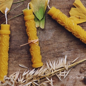 Szíves  gyertya - Meska.hu