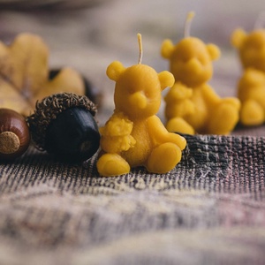 Pici maci /tortára is tehető gyertya/ - karácsony - adventi díszek - adventi gyertyadíszek és koszorúdíszek - Meska.hu