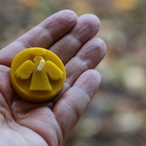 Angyalos mécses - karácsony - adventi díszek - adventi gyertyadíszek és koszorúdíszek - Meska.hu