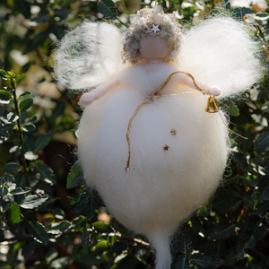 Gyapjú angyal - Meska.hu