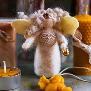 Angyali fény - otthon & életmód - gyertya, illat, aroma - mécses és mécsestartó - Meska.hu