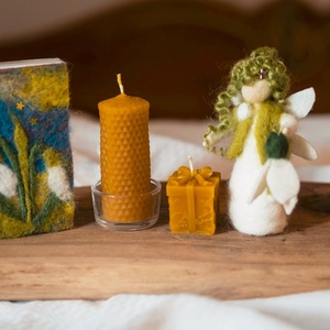 Gyapjú tündersegek  - karácsony - karácsonyi lakásdekoráció - karácsonyfadíszek - Meska.hu