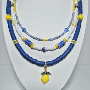 Limoncello nyaklánc szett � - Meska.hu