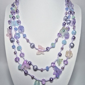 Bridgerton virágai - ékszer - nyaklánc - hosszú nyaklánc - Meska.hu