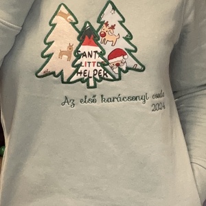 Karácsonyi Emlékőrző pulcsi női - ruha & divat - női ruha - pulóver - Meska.hu