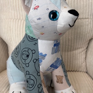 Emlékőrző plüss cica - Meska.hu