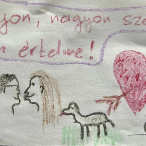 Emlékőrző hímzett hátizsák � saját rajzból készítve - táska & tok - hátizsák - kishátizsák - Meska.hu