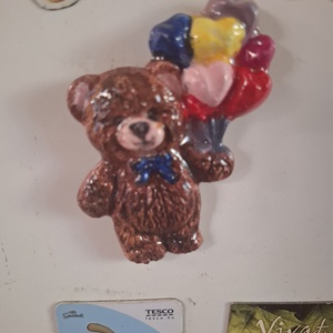 ��Maci alakú hűtőmágnes�� - otthon & életmód - konyhafelszerelés, tálalás - konyhai dekoráció - hűtőmágnes - Meska.hu