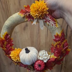 ??Őszi kopogtató tökökkel ??, Otthon & Életmód, Dekoráció, Ajtó- és ablak dekoráció, Ajtódísz & Kopogtató, Mindenmás, MESKA