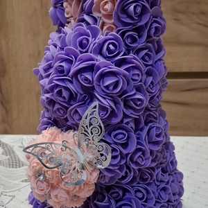 ??Habrózsa nyuszi??, Otthon & Életmód, Virágdekoráció, Virágdíszek, Asztali virágdísz, , MESKA