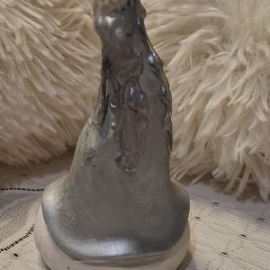 Jégmanó gipsz figura - karácsony - karácsonyi lakásdekoráció - karácsonyi lakásdíszek - Meska.hu