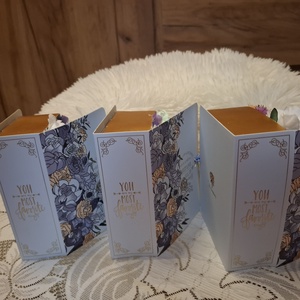 �Anyáknapi könyv alakú box� - otthon & életmód - virágdekoráció - virágok - virágbox - Meska.hu