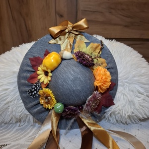 ?Őszi kalap kopogtató?, Otthon & Életmód, Dekoráció, Ajtó- és ablak dekoráció, Ajtódísz & Kopogtató, Mindenmás, MESKA