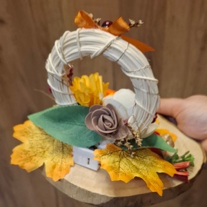 ����Őszi Ledes asztaldísz���� - otthon & életmód - dekoráció - asztal és polc dekoráció - asztaldísz - Meska.hu