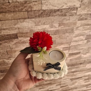 Szív alakú sírdíszek - otthon & életmód - vallás - temetkezési tárgy - sírdísz, kegyeleti dísz - Meska.hu