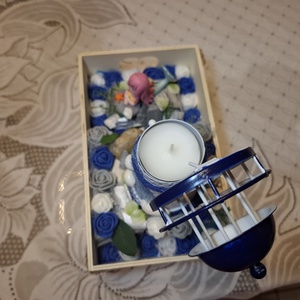 ������Sellős és világítótornyos nyári asztaldísz������ - otthon & életmód - dekoráció - asztal és polc dekoráció - asztaldísz - Meska.hu