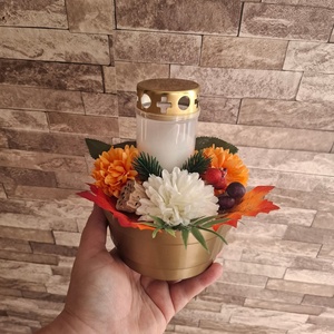 Sírdísz - otthon & életmód - vallás - temetkezési tárgy - sírdísz, kegyeleti dísz - Meska.hu