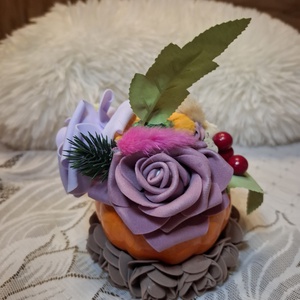 Őszi Sütőtök asztali dísz - kellékek & szerszámok - dekorációs kellékek - őszi dekor - őszi dekortök - Meska.hu