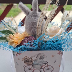 Húsvéti virágbox - otthon & életmód - dekoráció - húsvéti asztaldíszek - Meska.hu