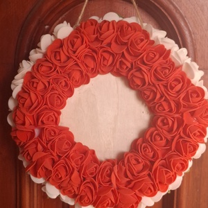 �Tavaszi/húsvéti kopogtató� - otthon & életmód - dekoráció - ajtó- és ablak dekoráció - ajtódísz & kopogtató - Meska.hu