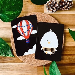 Kontrasztkártya csomagok - játék & sport - babalátogató ajándékcsomag - Meska.hu