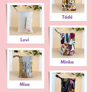 Mini utazó szett - színvariáció a legördülőben - táska & tok - pelenkatáska - pelenkatartó tok - Meska.hu