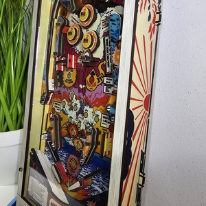 DIY retro arcade flippergép 3D modellkészlet � 1:4 méretarányú Zaccaria Combat replika - otthon & életmód - dekoráció - dísztárgy - Meska.hu