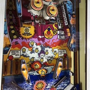 DIY retro arcade flippergép 3D modellkészlet � 1:4 méretarányú Zaccaria Combat replika - otthon & életmód - dekoráció - dísztárgy - Meska.hu