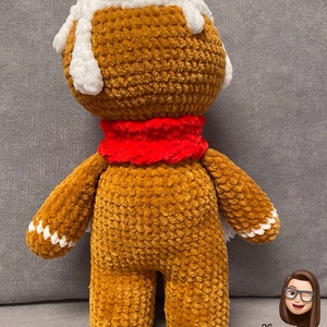 Mézeskalács amigurumi figura  minta és rendelhető kész darab - diy (csináld magad) - szabásminta, útmutató - horgolási minta - Meska.hu