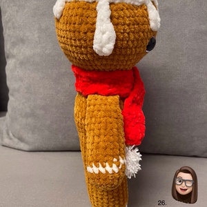 Mézeskalács amigurumi figura  minta és rendelhető kész darab - diy (csináld magad) - szabásminta, útmutató - horgolási minta - Meska.hu