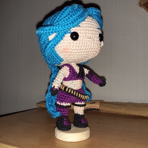 Jinx amigurumi figura - játék & sport - plüssállat & játékfigura - más figura - Meska.hu