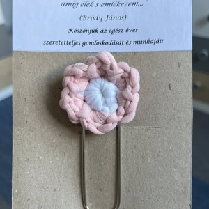 Horgolt virág könyvjelző - könyv & zene - könyvjelző - Meska.hu