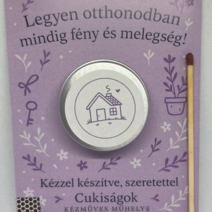 Lakásavató ajándékgyertya, Otthon & Életmód, Gyertya, illat, aroma, Gyertya, , MESKA