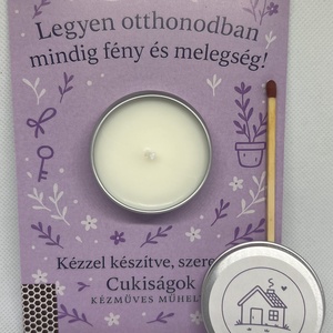 Lakásavató ajándékgyertya - otthon & életmód - gyertya, illat, aroma - gyertya - Meska.hu