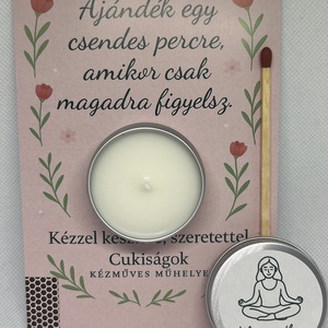Relaxációs ajándékgyertya - otthon & életmód - gyertya, illat, aroma - gyertya - Meska.hu