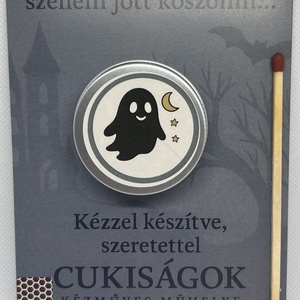 Halloween ajándékgyertya, Otthon & Életmód, Gyertya, illat, aroma, Gyertya, , MESKA