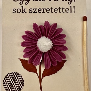 Virág ajándékgyertya, Otthon & Életmód, Gyertya, illat, aroma, Gyertya, , MESKA