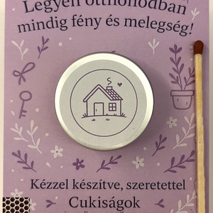 Lakásavató ajándékgyertya - Meska.hu