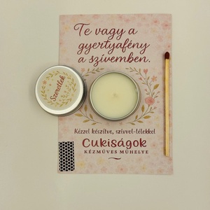 Romantikus ajándékgyertya - otthon & életmód - gyertya, illat, aroma - gyertya - Meska.hu